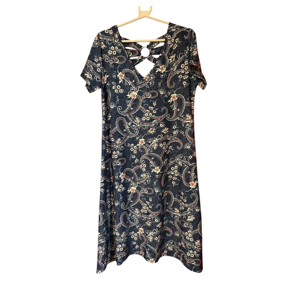 New Direction Dress Women’s Size XL  Petite colorful floral